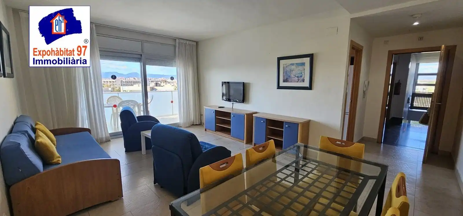 Sala d'estar de Apartament en venda en Salou amb Calefacció, Jardí privat i Terrassa