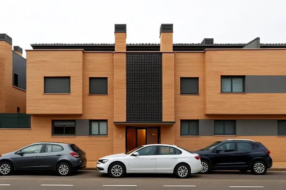 Vista exterior de Dúplex en venta en Valle de Elorz / Elortzibar con Calefacción, Terraza y Trastero