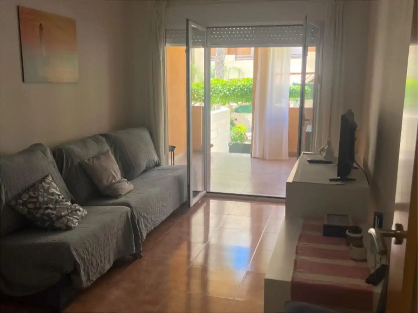 Sala d'estar de Pis de lloguer en Vera amb Aire condicionat i Piscina