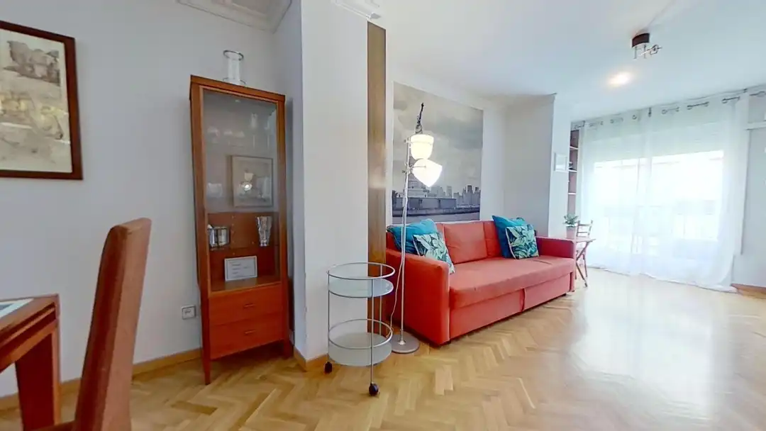 Sala de estar de Piso de alquiler en Madrid con Aire acondicionado, Calefacción y Horno