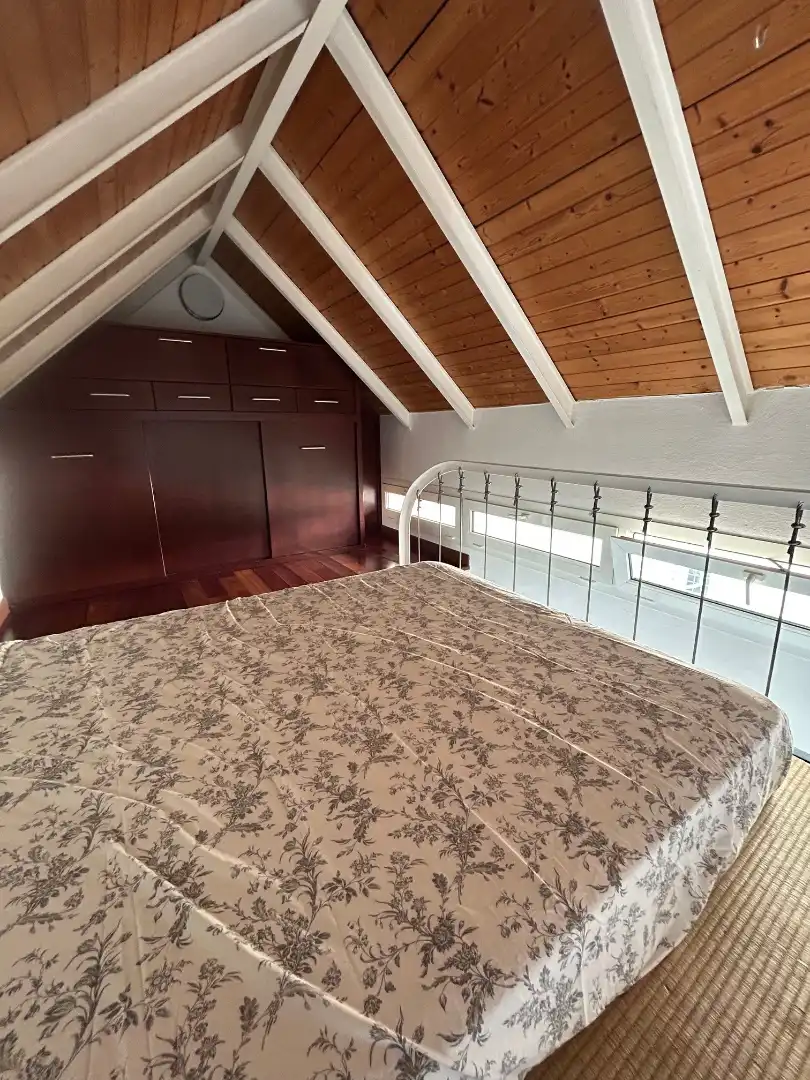 Dormitori de Loft de lloguer en Sevilla amb Aire condicionat, Calefacció i Terrassa
