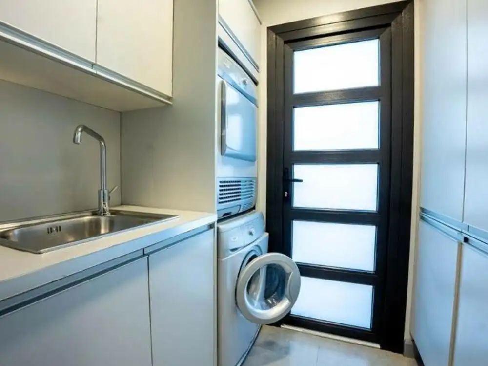 Cocina de Casa o chalet de alquiler en Estepona con Aire acondicionado, Jardín privado y Terraza