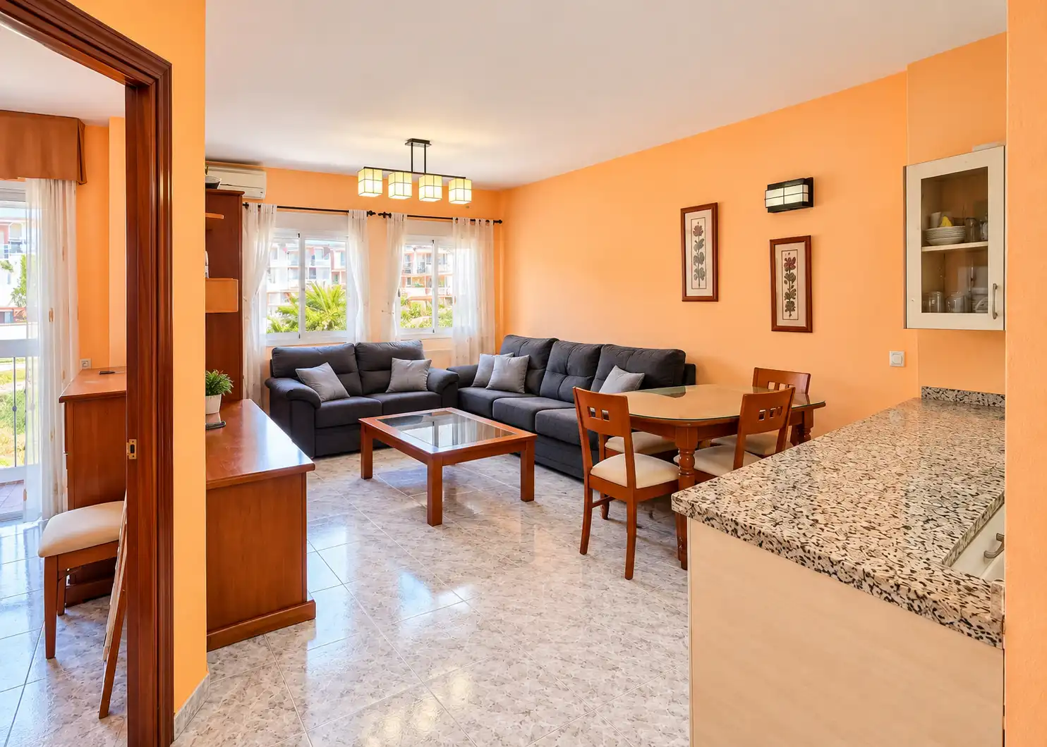 Sala de estar de Apartamento en venta en Playa del Rincón