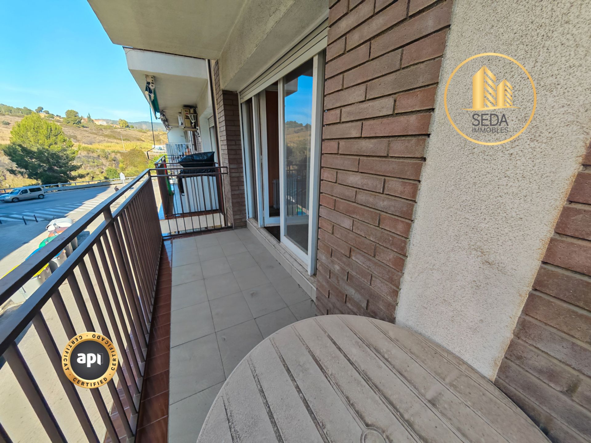 Balcony of Flat for sale in Terrassa  with Heating and Balcony