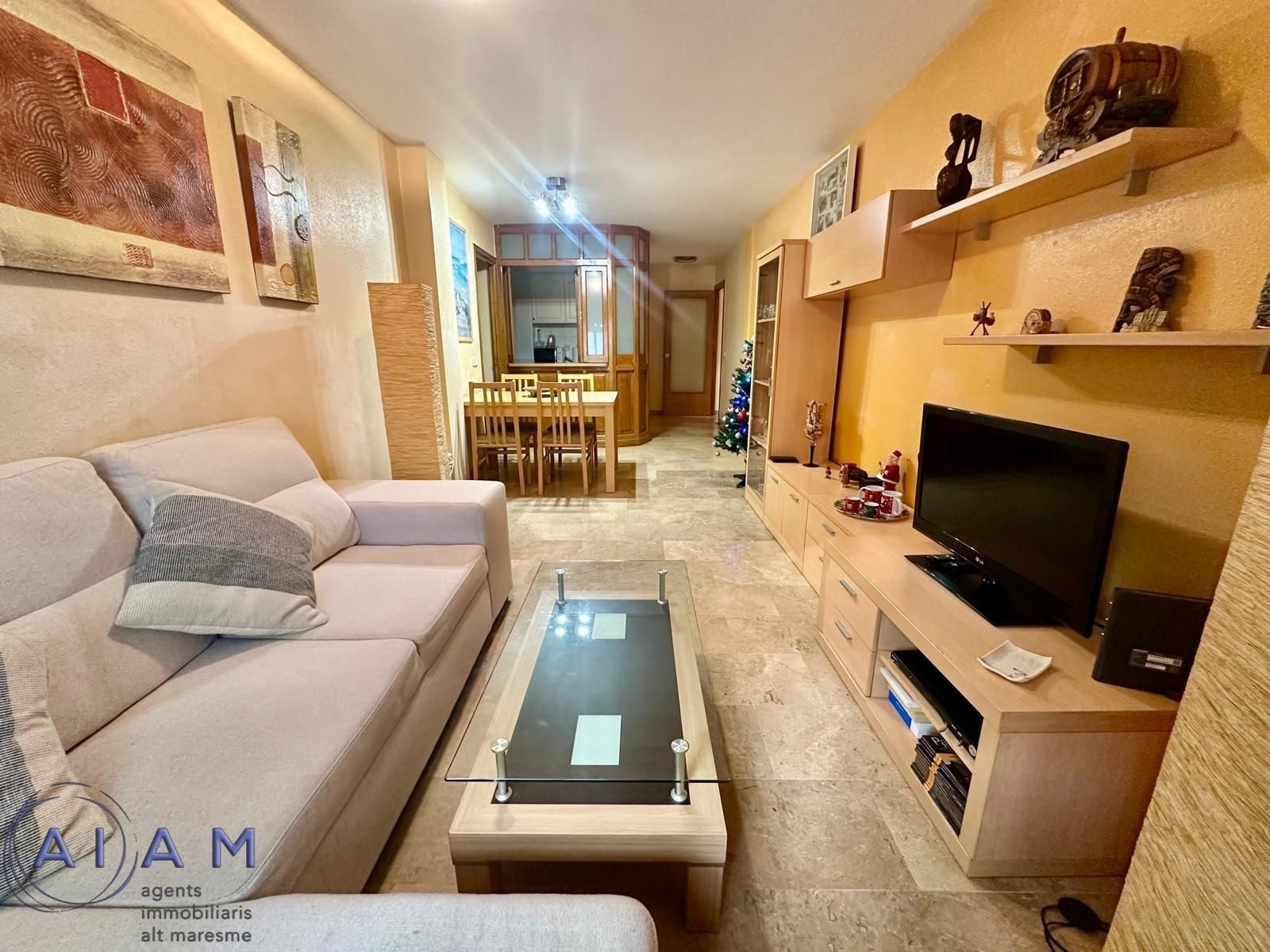 Living room of Flat for sale in Pineda de Mar  with Air Conditioner and Storage room