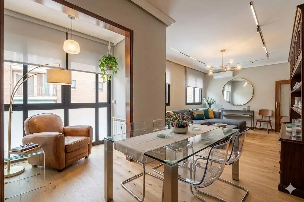 Dining room of Flat for sale in Madrid  with Heating