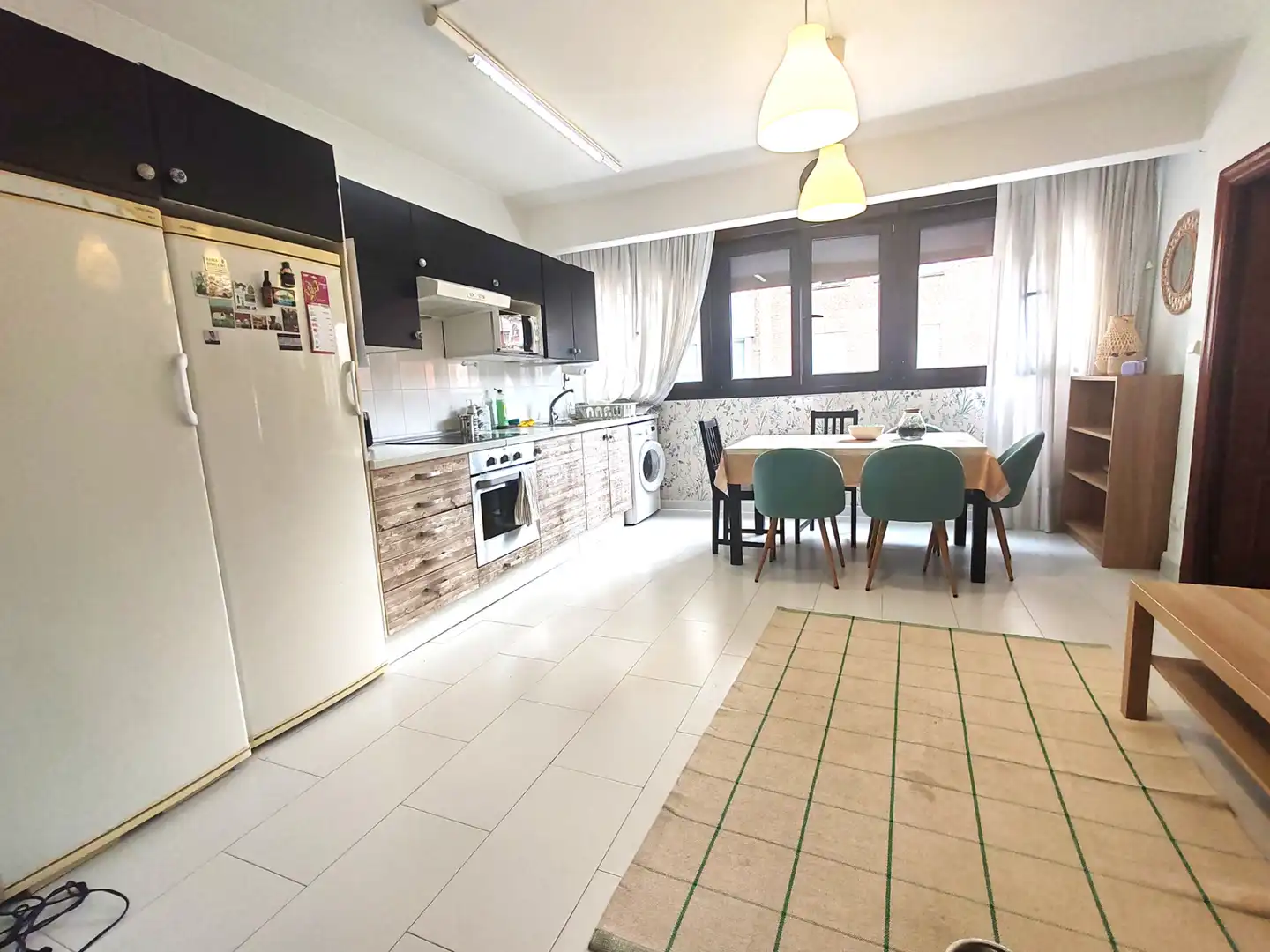 Kitchen of Flat for rent in Bilbao   with Heating, Furnished and Oven
