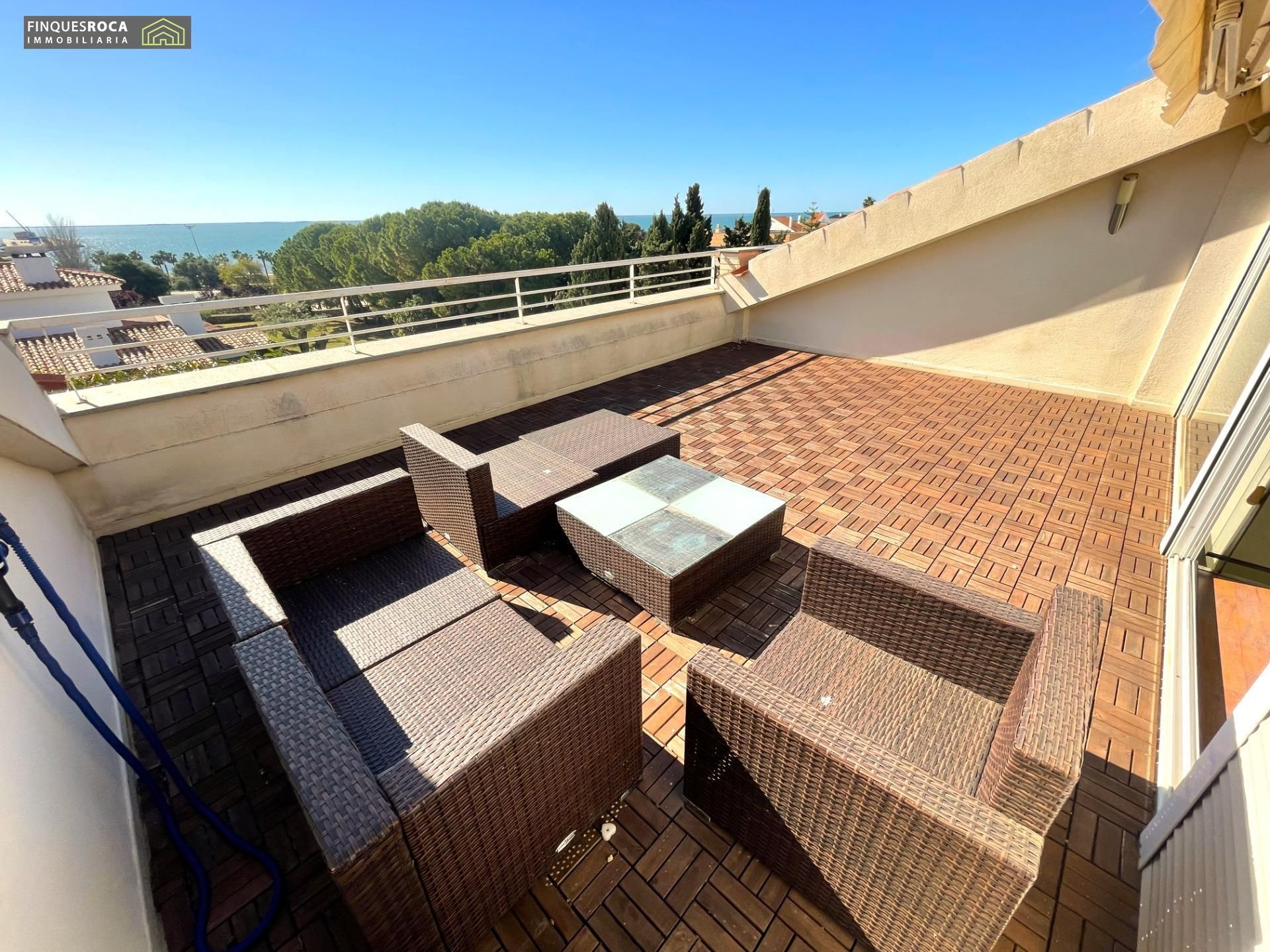 Terrace of Single-family semi-detached for sale in Sant Carles de la Ràpita  with Air Conditioner, Heating and Private garden