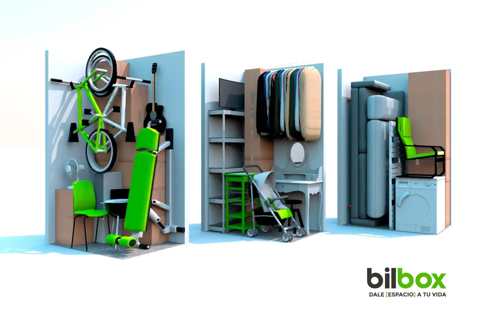 Bedroom of Storage room for rent in Bilbao   with Alarm
