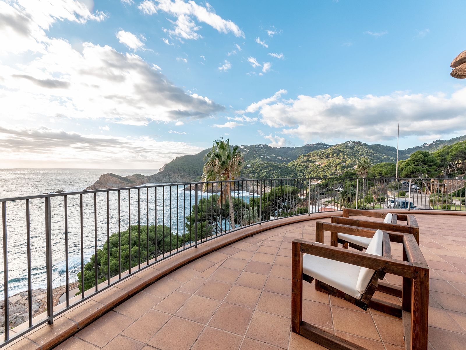 Terrace of Flat for sale in Begur  with Air Conditioner, Heating and Parquet flooring