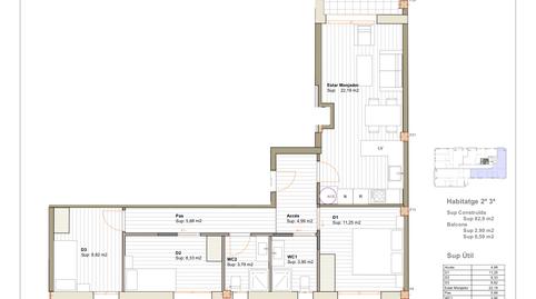 Foto 4 de Piso en venta en Carrer de Linné, La Cogullada, Barcelona