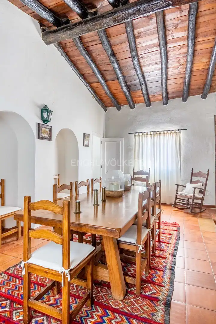 Comedor de Finca rústica en venta en Alcalá del Río con Aire acondicionado, Calefacción y Jardín privado