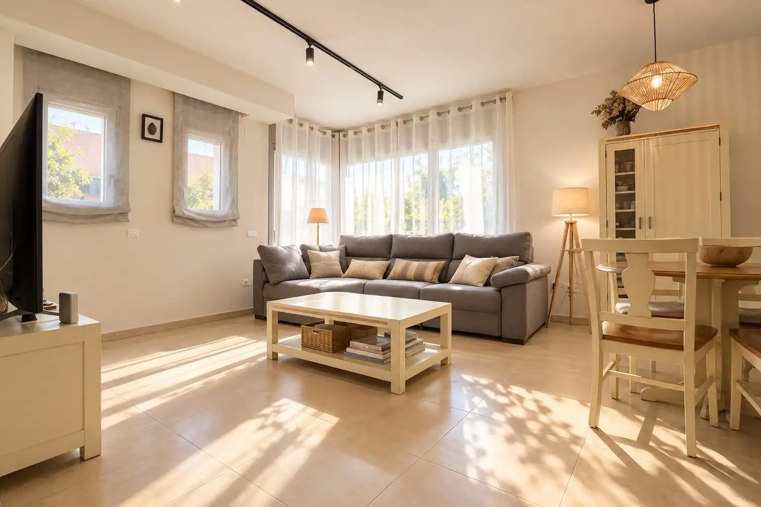Sala de estar de Casa adosada en venta en Cambrils con Aire acondicionado, Calefacción y Terraza