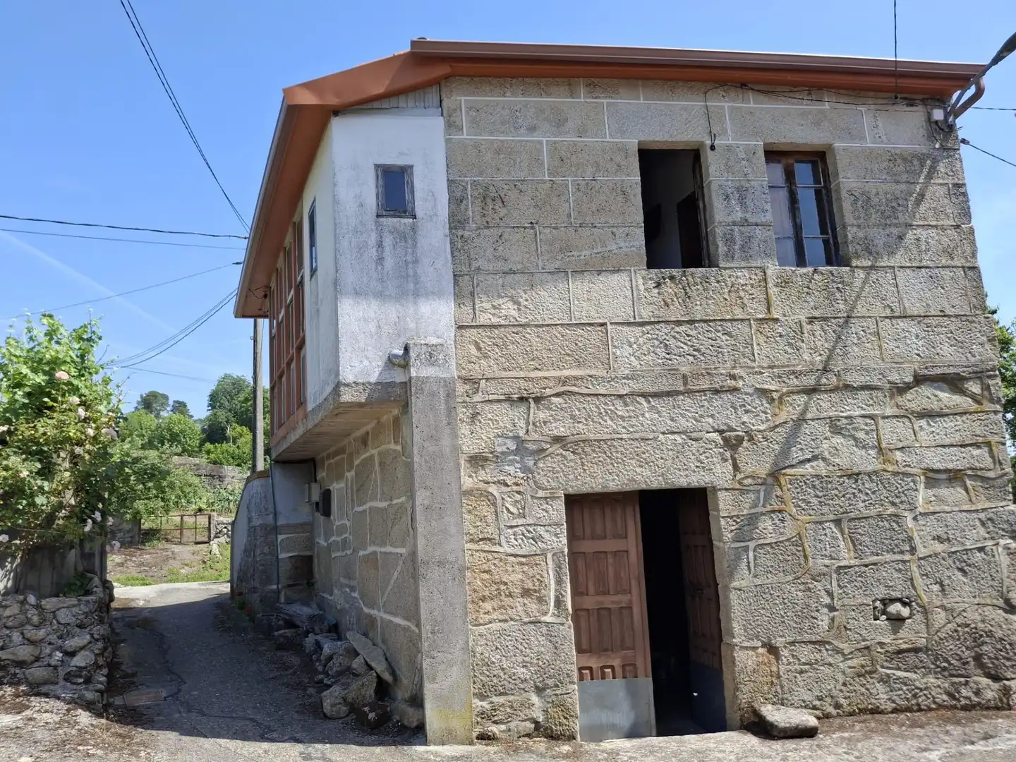 Vista exterior de Finca rústica en venda en San Cristovo de Cea