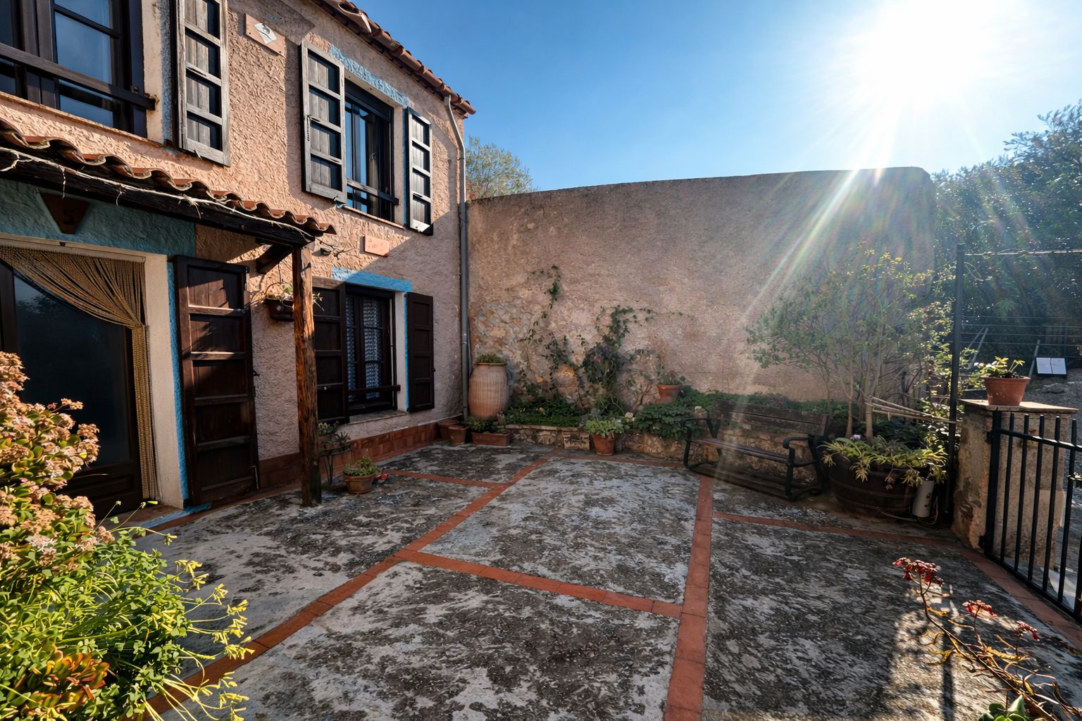 Vista exterior de Casa o chalet en venta en Biure con Calefacción, Jardín privado y Terraza