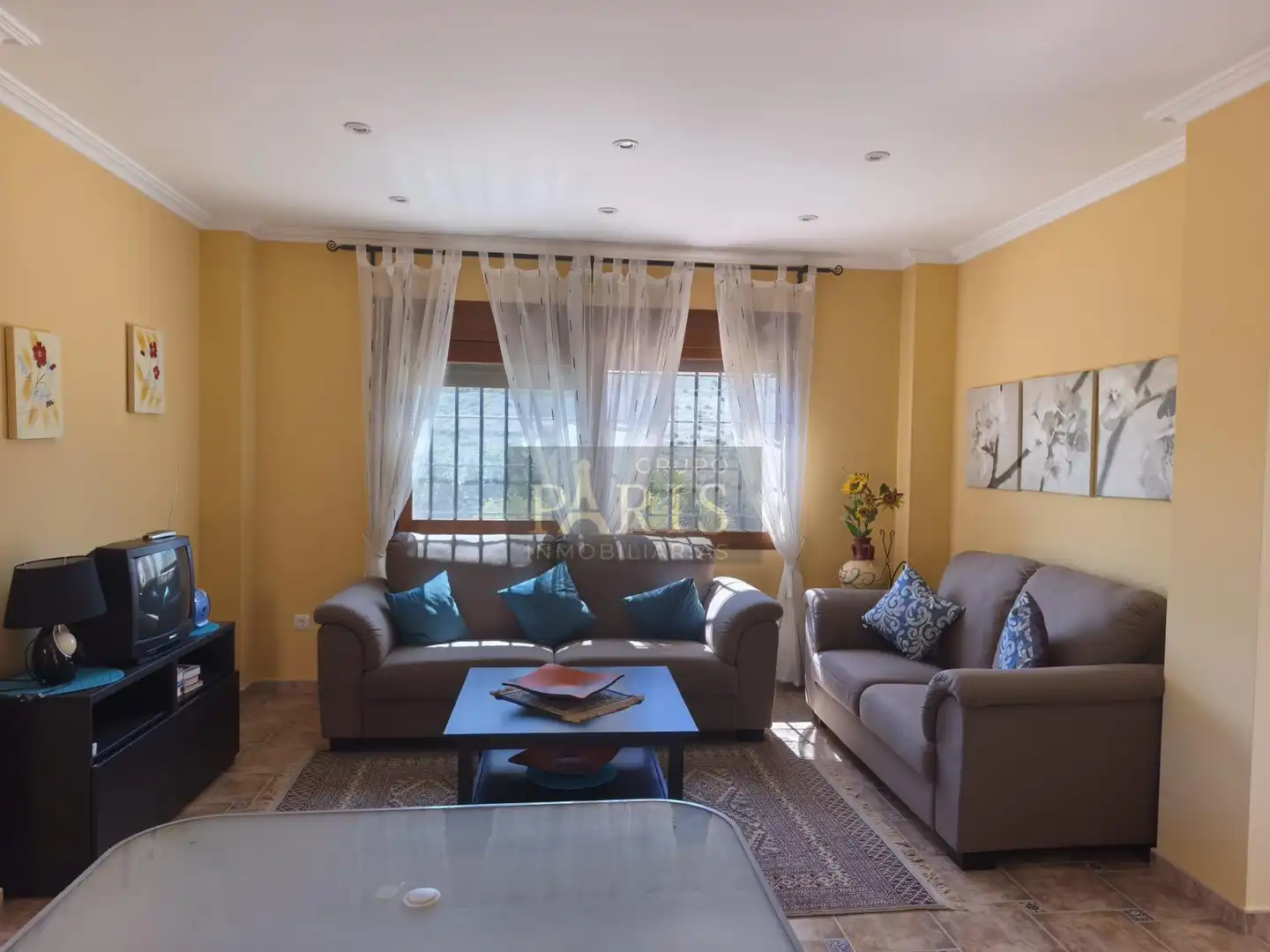 Sala d'estar de Casa o xalet en venda en Cartagena amb Moblat