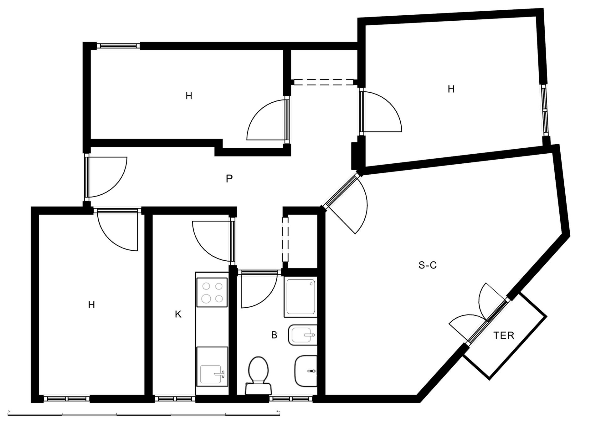 Flat to rent in  Madrid Capital  with Heating, Oven and Pets allowed