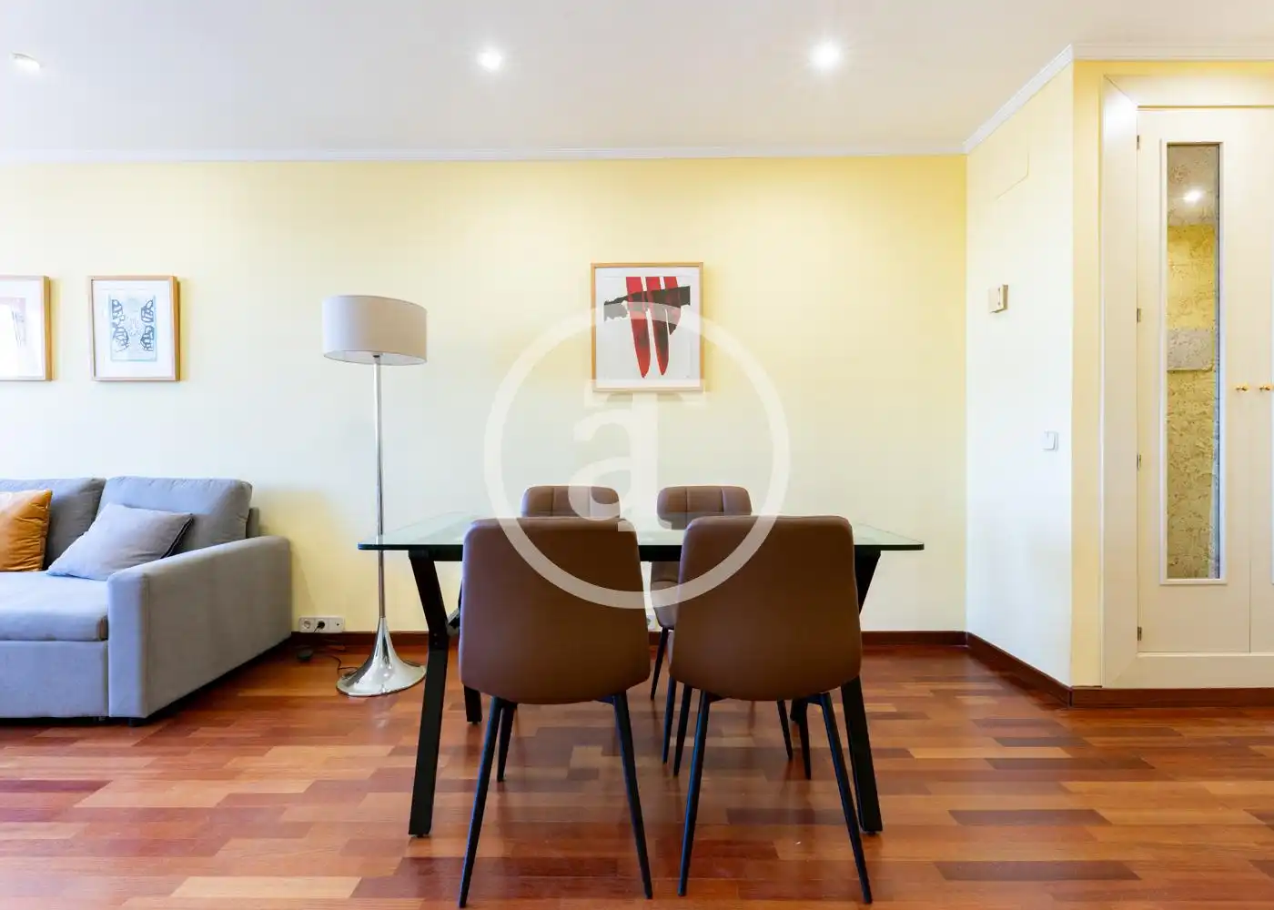 Esszimmer von Wohnung zur Miete in Madrid mit Klimaanlage, Heizung und Möbliert