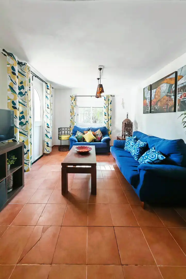 Sala de estar de Casa o chalet en venta en Medina Sidonia con Jardín privado, Piscina y Amueblado