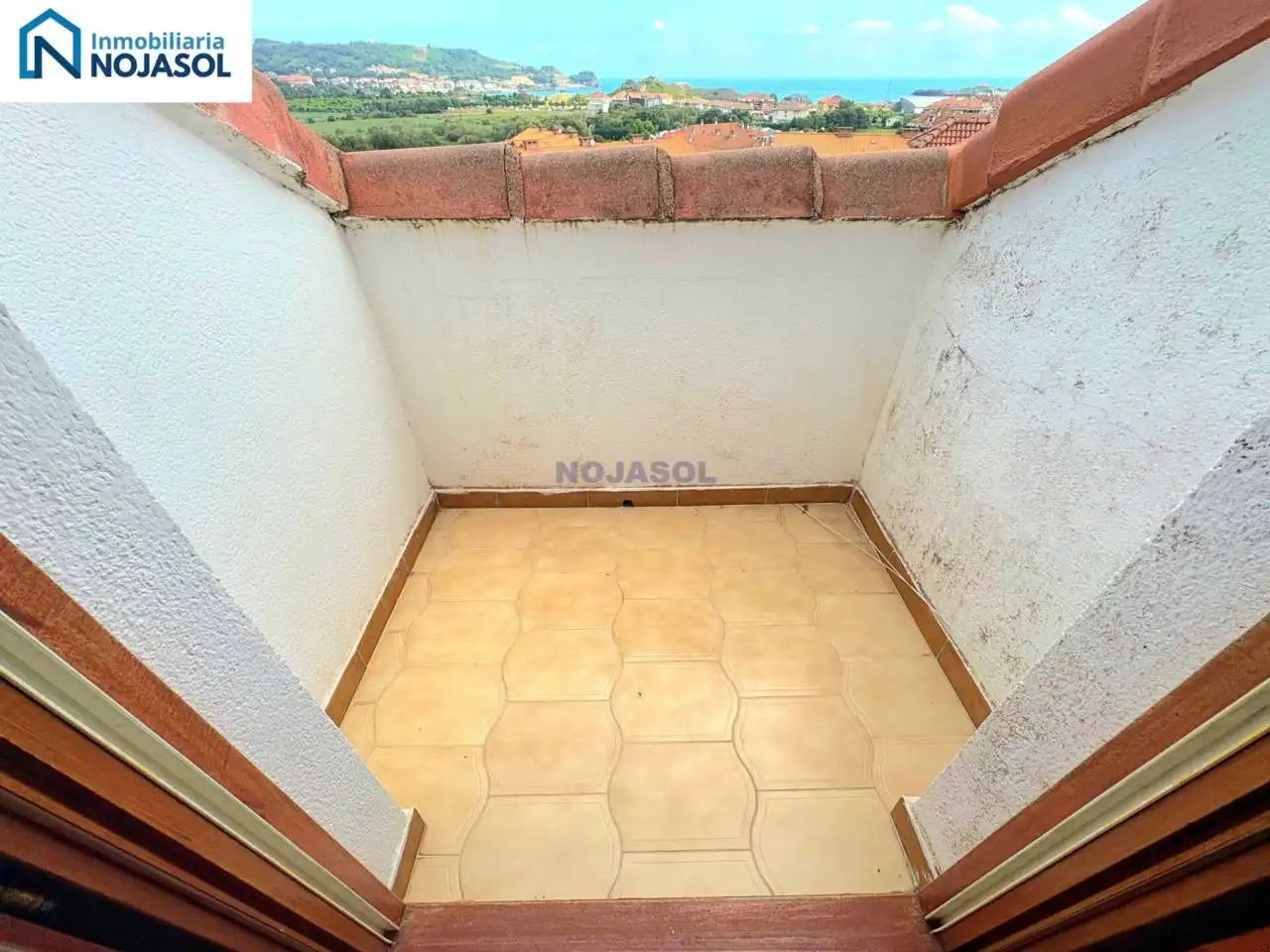 Balcony of Flat for rent in Noja  with Heating, Terrace and Furnished