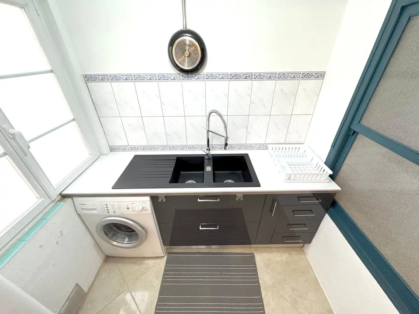 Cocina de Apartamento en venta en Santa Pola con Aire acondicionado, Terraza y Amueblado