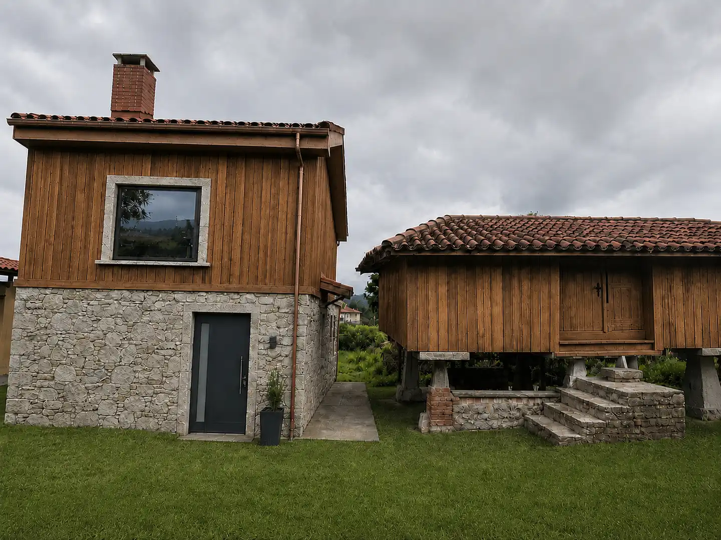 Exterior view of Country homes for sale in Castrillón  with Private garden