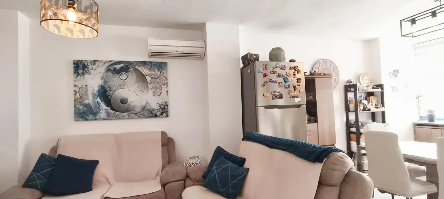 Wohnzimmer von Wohnung zum Verkauf in Garrucha mit Klimaanlage, Terrasse und Abstellraum