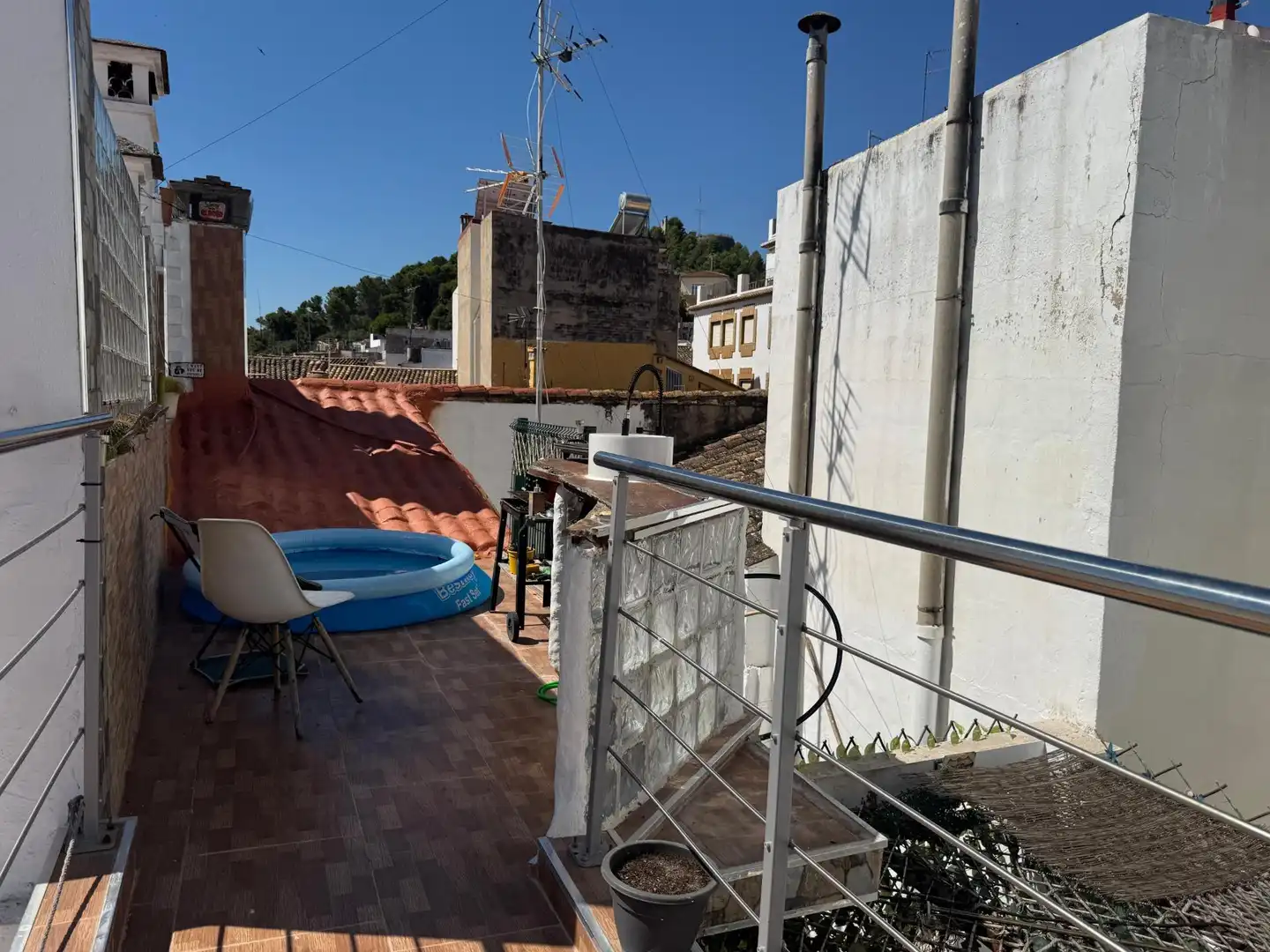 Terraza de Piso de alquiler en Oliva con Aire acondicionado, Calefacción y Terraza