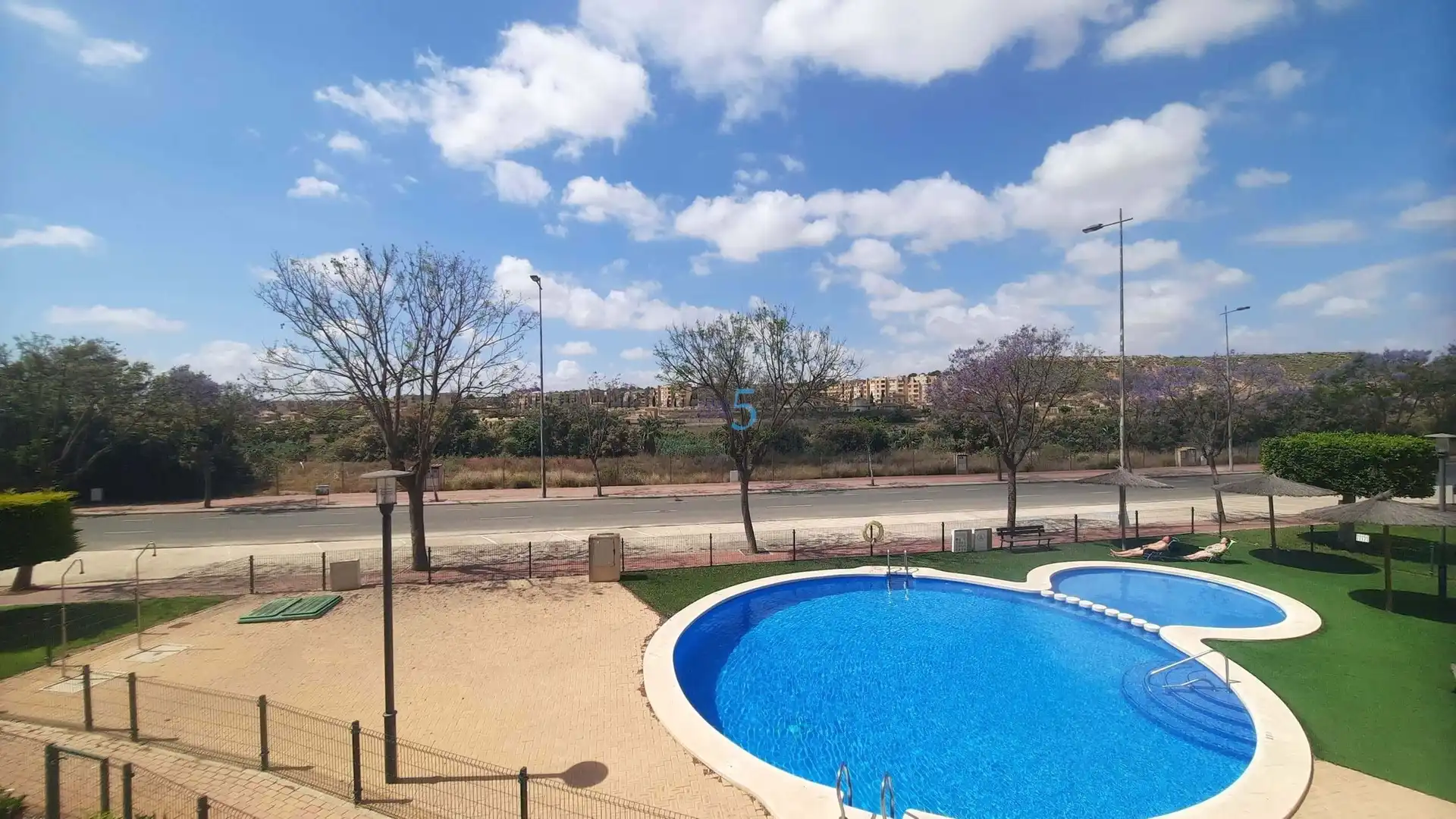 Swimming pool of Flat for sale in Murcia  with Air Conditioner, Heating and Terrace