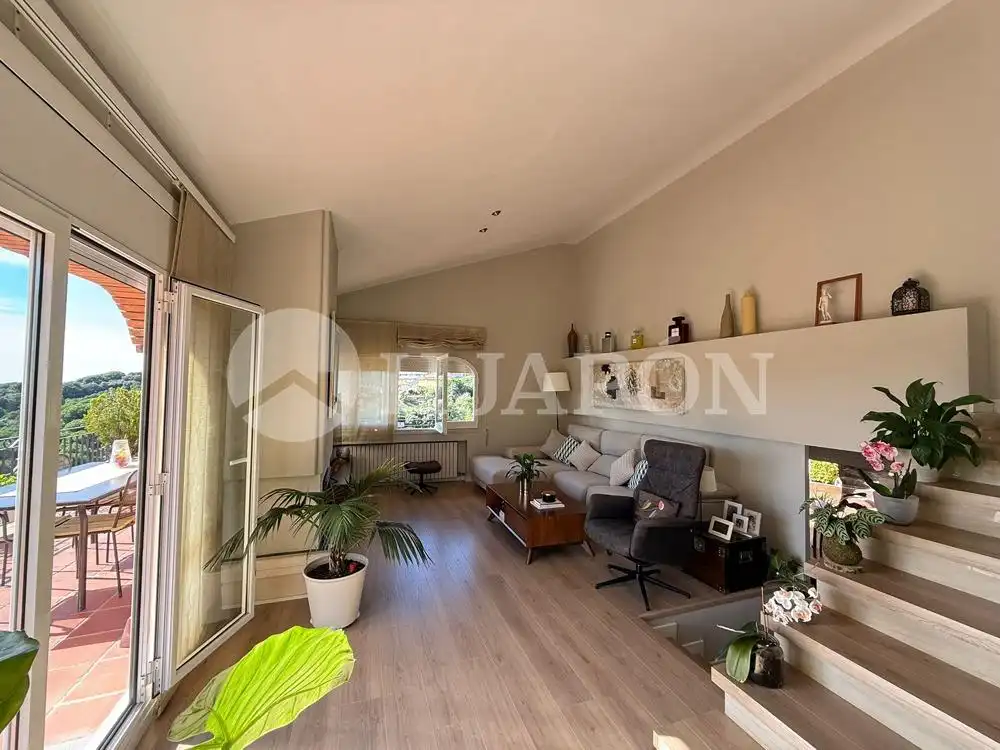 Living room of Houses for sale in Alella  with Heating, Private garden and Terrace