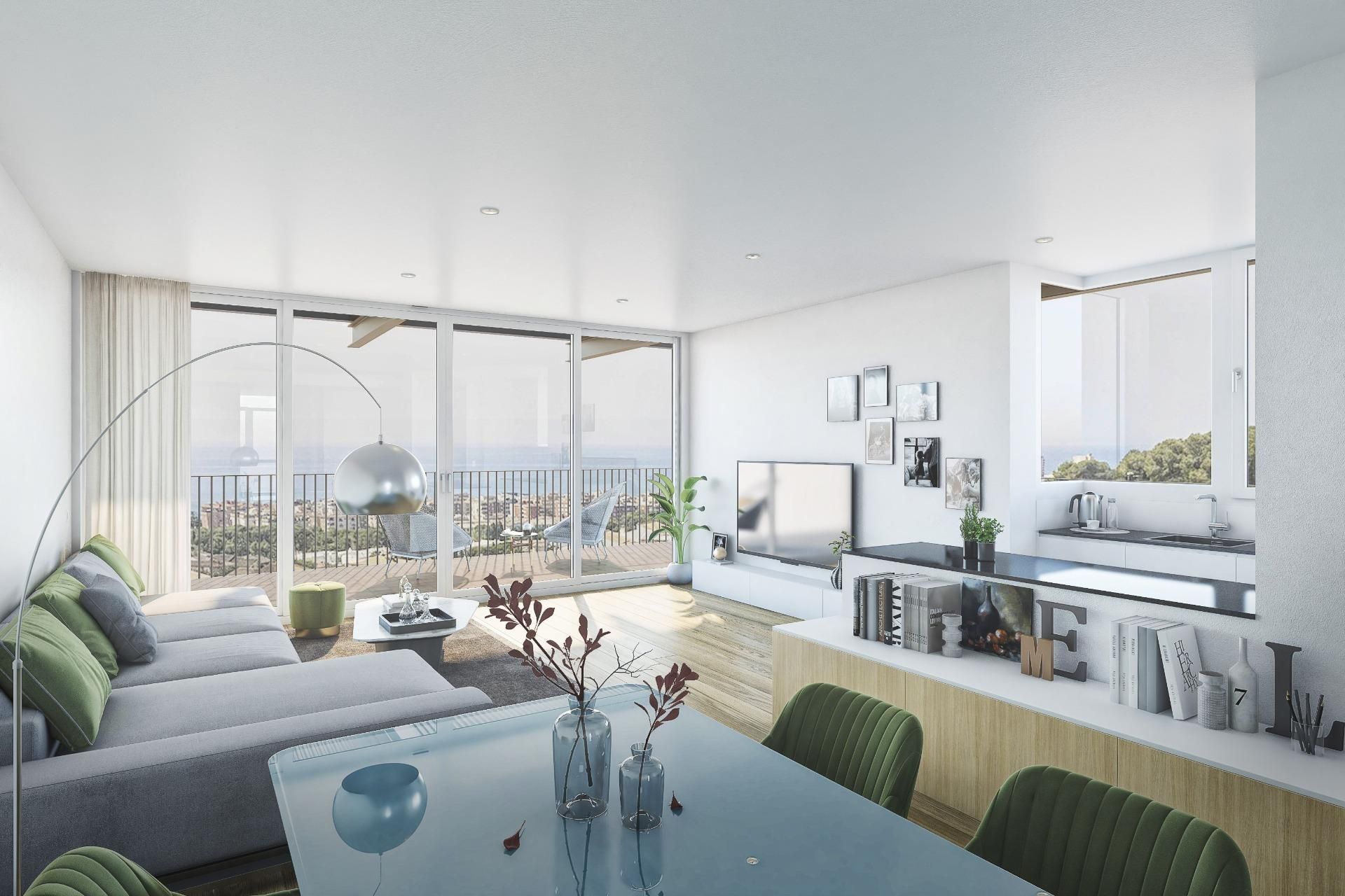 Living room of Flat for sale in Calafell  with Terrace and Community pool