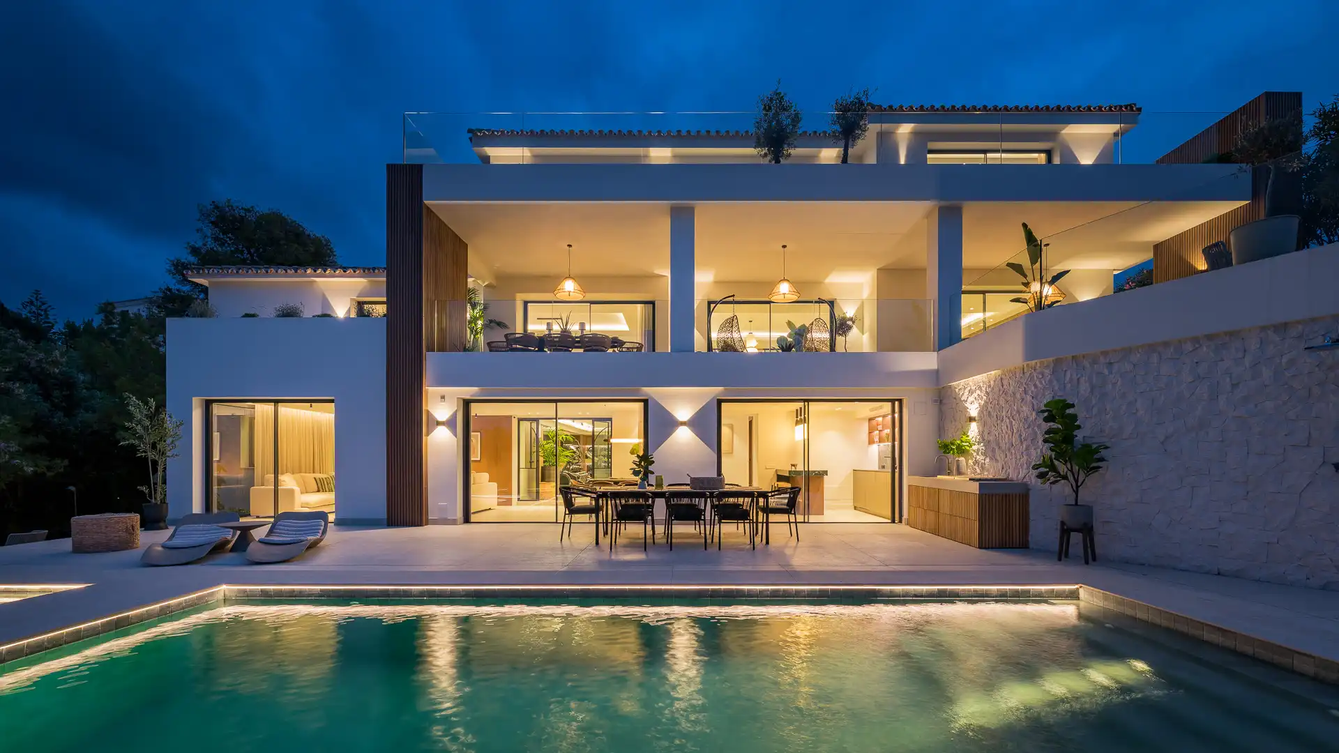 Terraza de Casa o chalet en venta en Marbella con Aire acondicionado, Jardín privado y Terraza