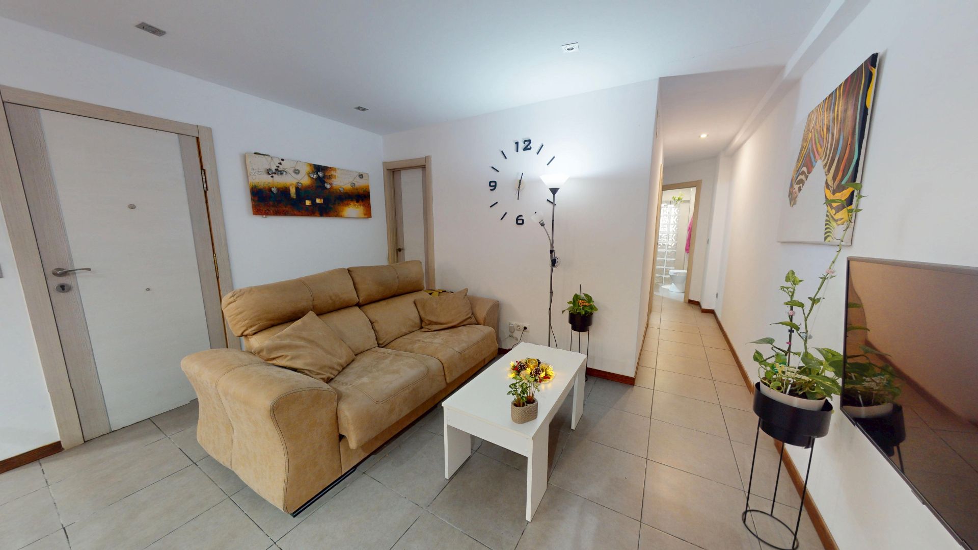 Living room of Flat for sale in Villajoyosa / La Vila Joiosa  with Furnished