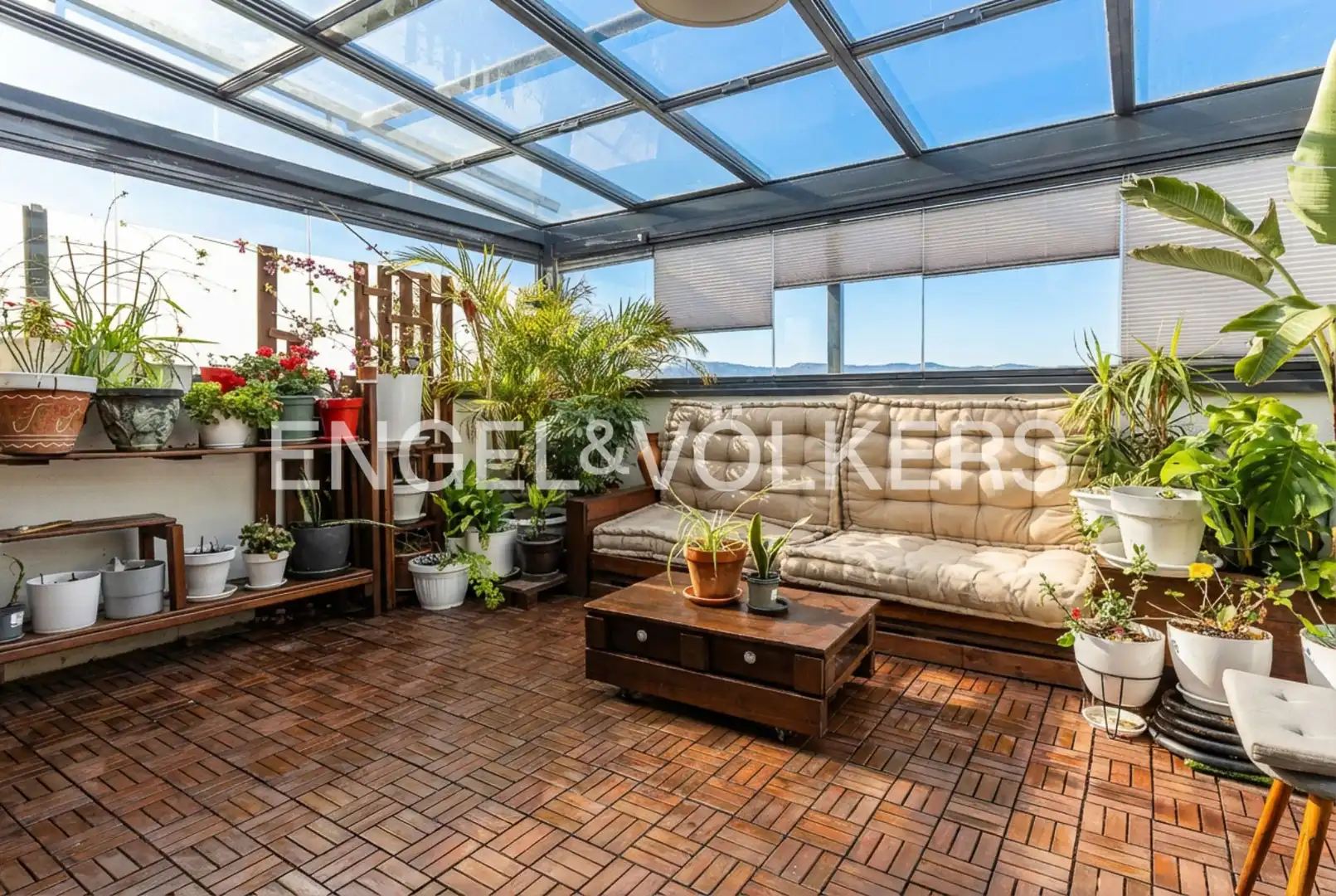 Terraza de Ático en venta en Sant Adrià de Besòs con Aire acondicionado, Calefacción y Parquet