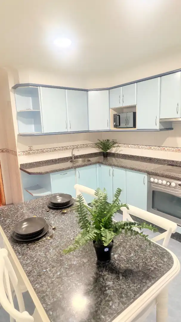Küche von Haus oder Chalet zur Miete in Gijón  mit Heizung, Privatgarten und Möbliert