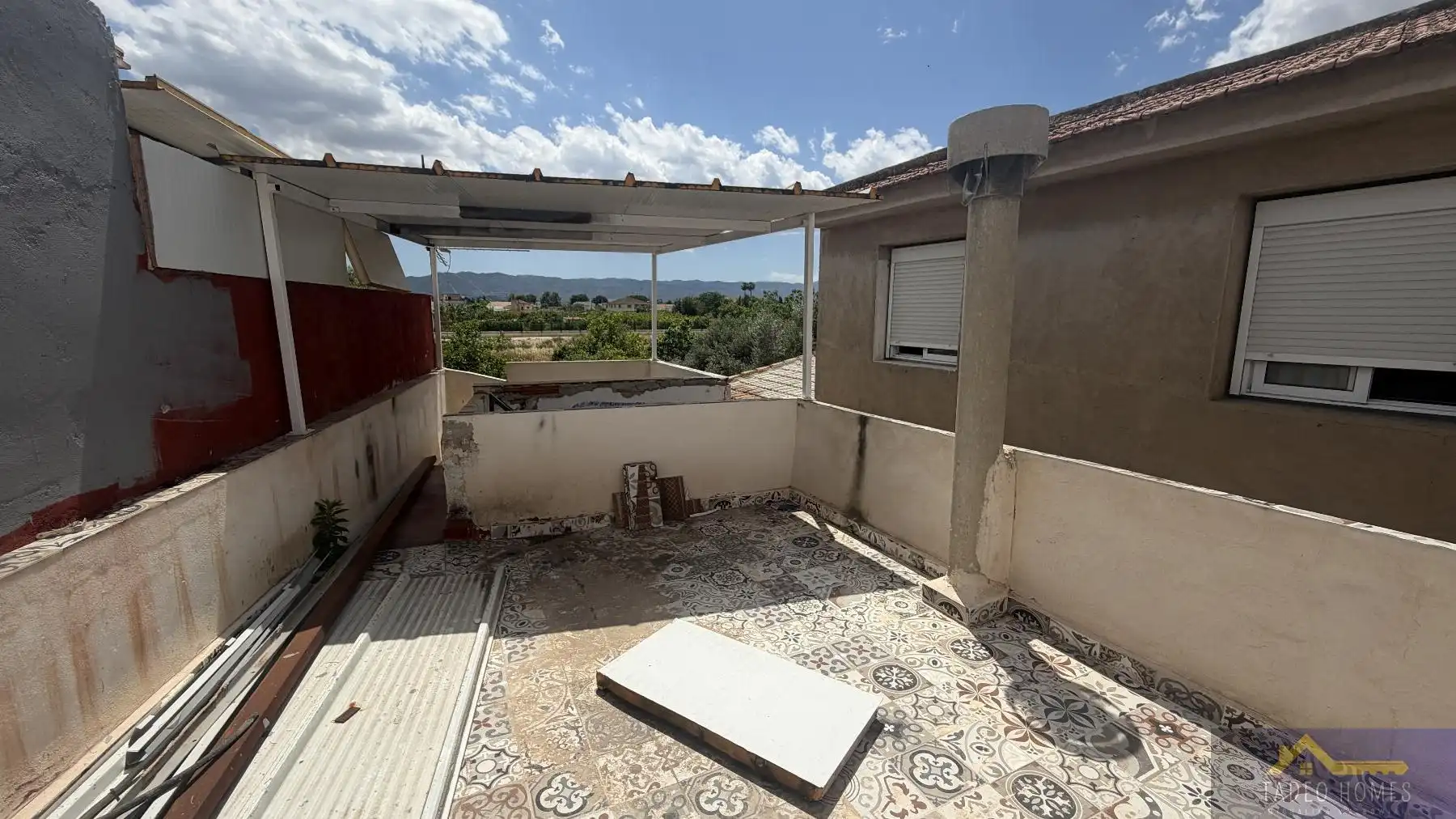 Terraza de Casa adosada en venta en Murcia