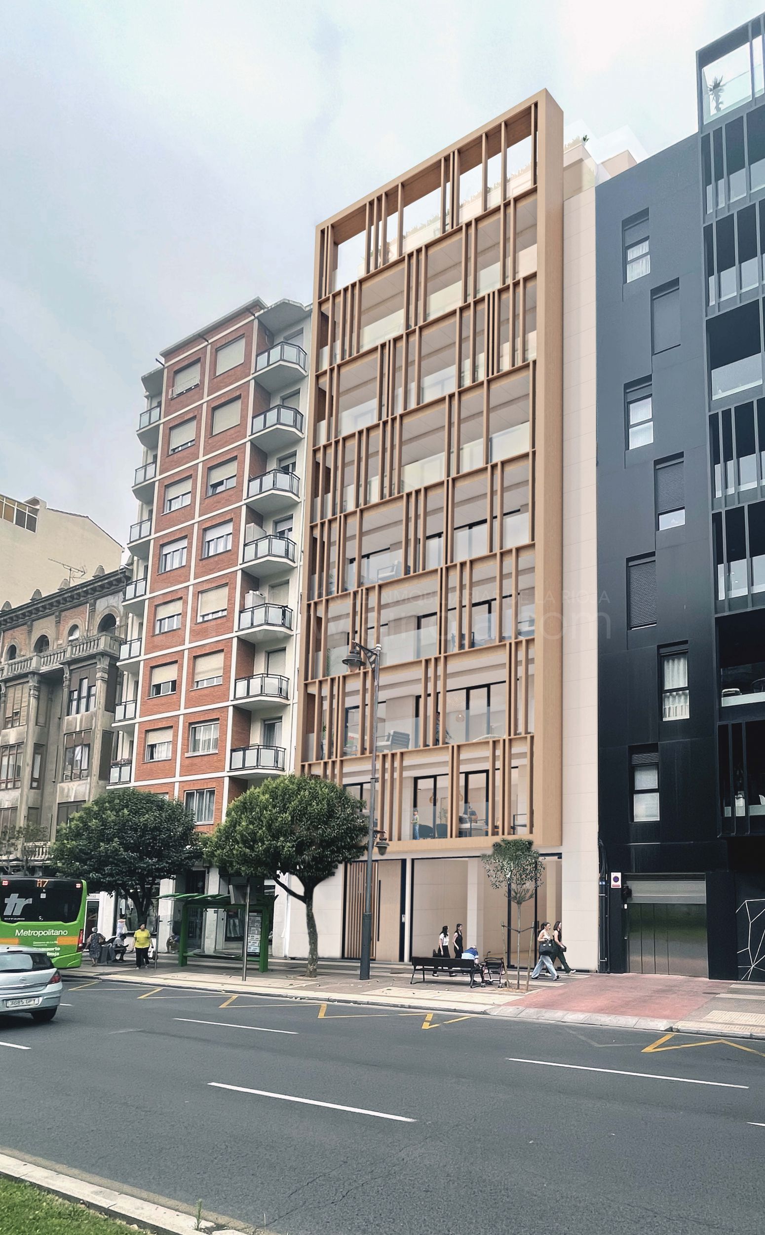 Vista exterior de Local en venda en  Logroño amb Terrassa