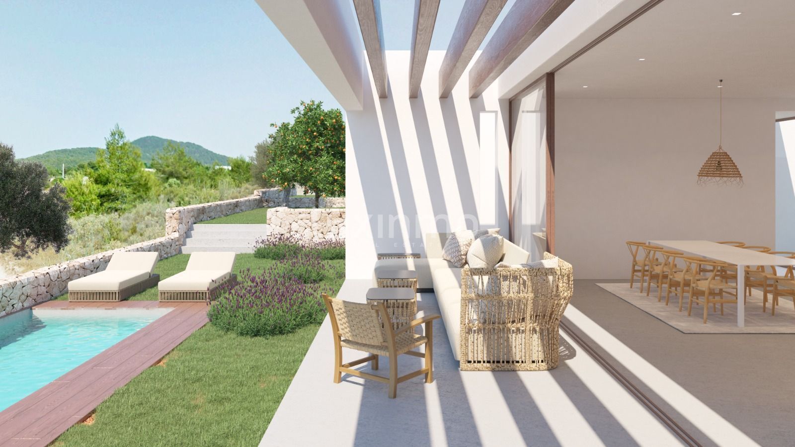 Terraza de Residencial en venta en Sant Josep de sa Talaia