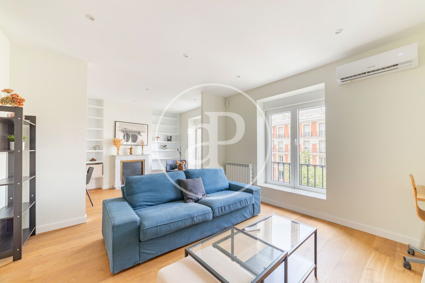 Exterior view of Flat to rent in  Madrid Capital  with Air Conditioner, Heating and Furnished