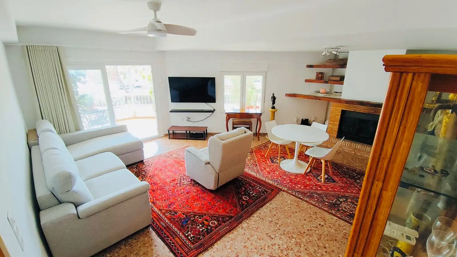 Living room of Apartments for sale in Oliva  with Air Conditioner, Heating and Terrace