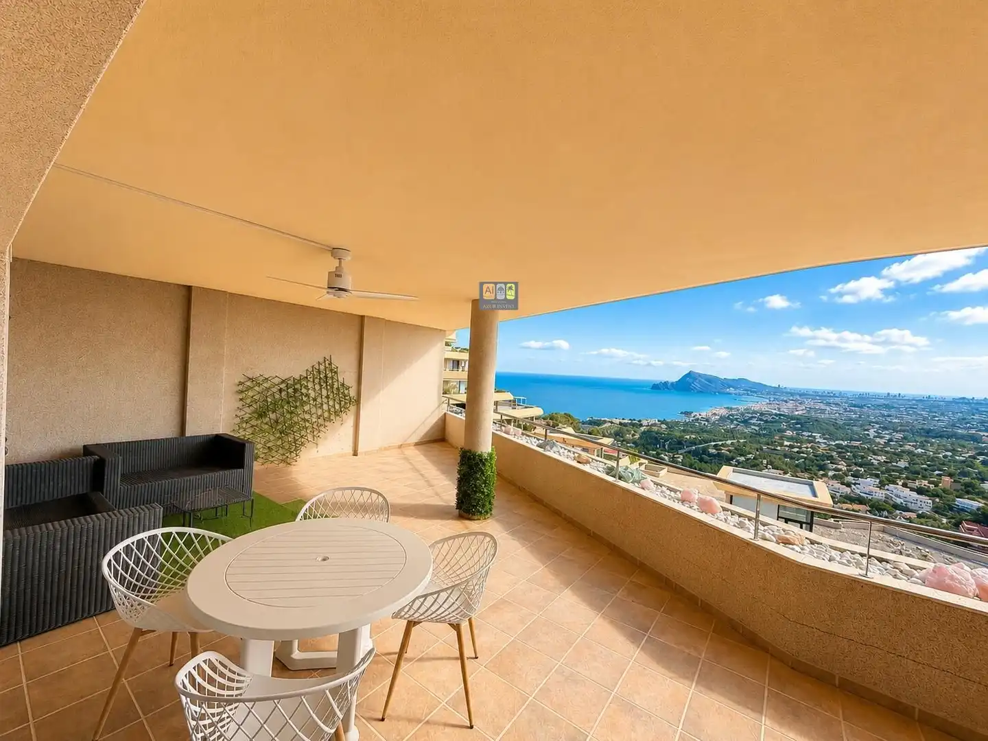 Terrassa de Apartament en venda en Altea amb Aire condicionat, Calefacció i Jardí privat