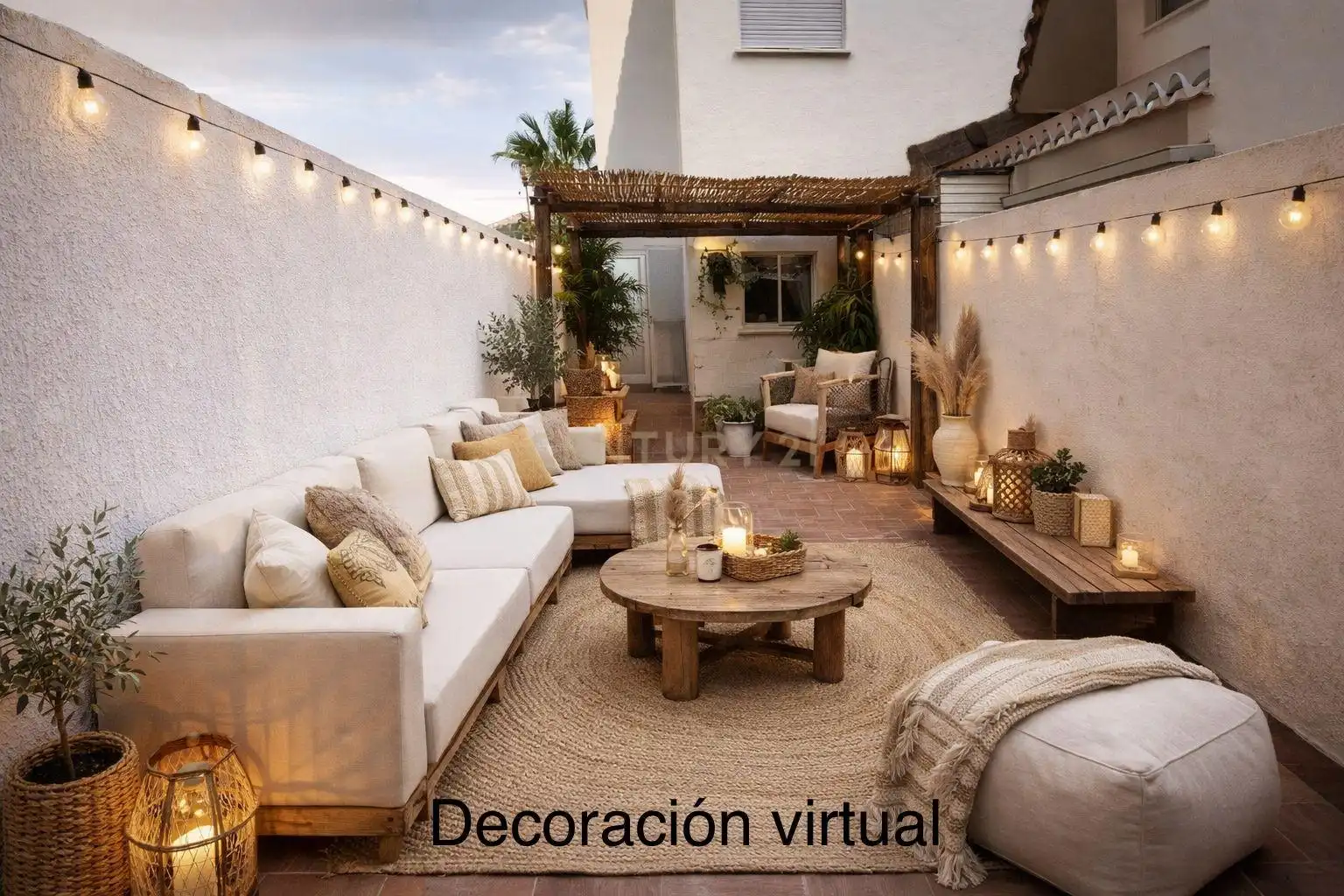 Terraza de Dúplex en venta en Roquetas de Mar con Trastero y Balcón