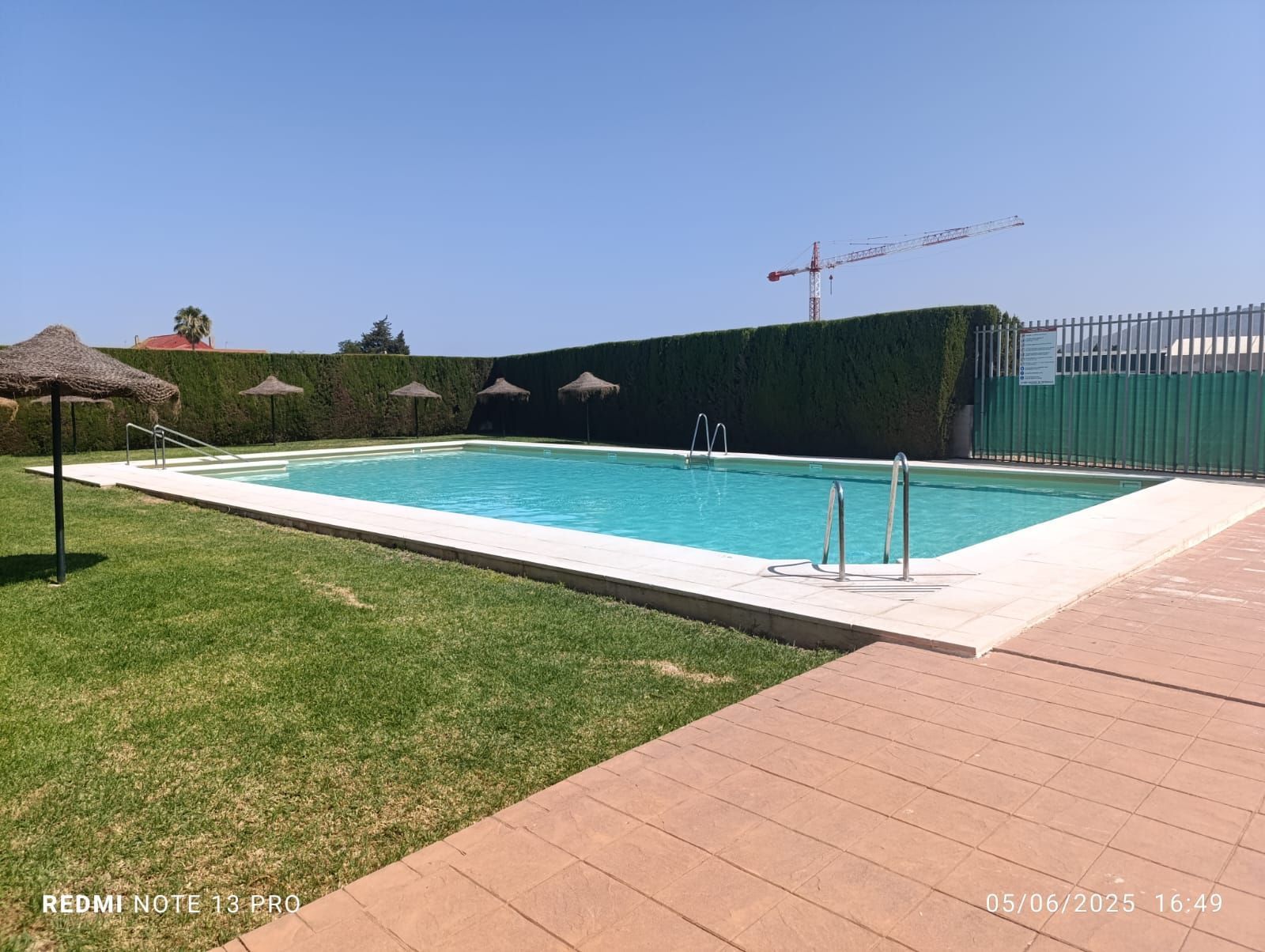 Swimming pool of Single-family semi-detached for sale in Málaga Capital  with Air Conditioner, Heating and Terrace