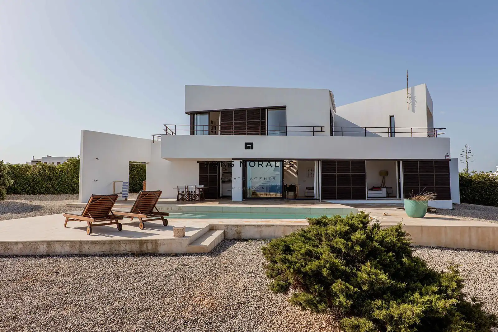 Vista exterior de Casa o xalet en venda en Ciutadella de Menorca amb Calefacció, Jardí privat i Terrassa