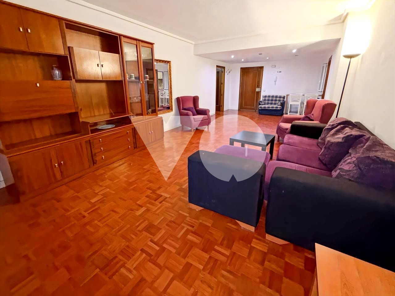 Sala d'estar de Planta baixa en venda en  Madrid Capital amb Calefacció i Parquet