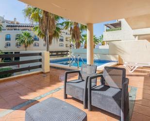 Terrace of Flat for sale in Estepona  with Air Conditioner, Terrace and Swimming Pool