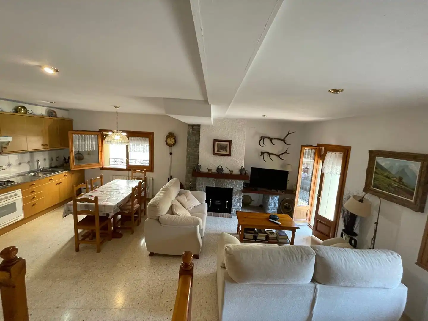 Sala de estar de Casa o chalet en venta en Sant Pau de Segúries con Calefacción y Amueblado