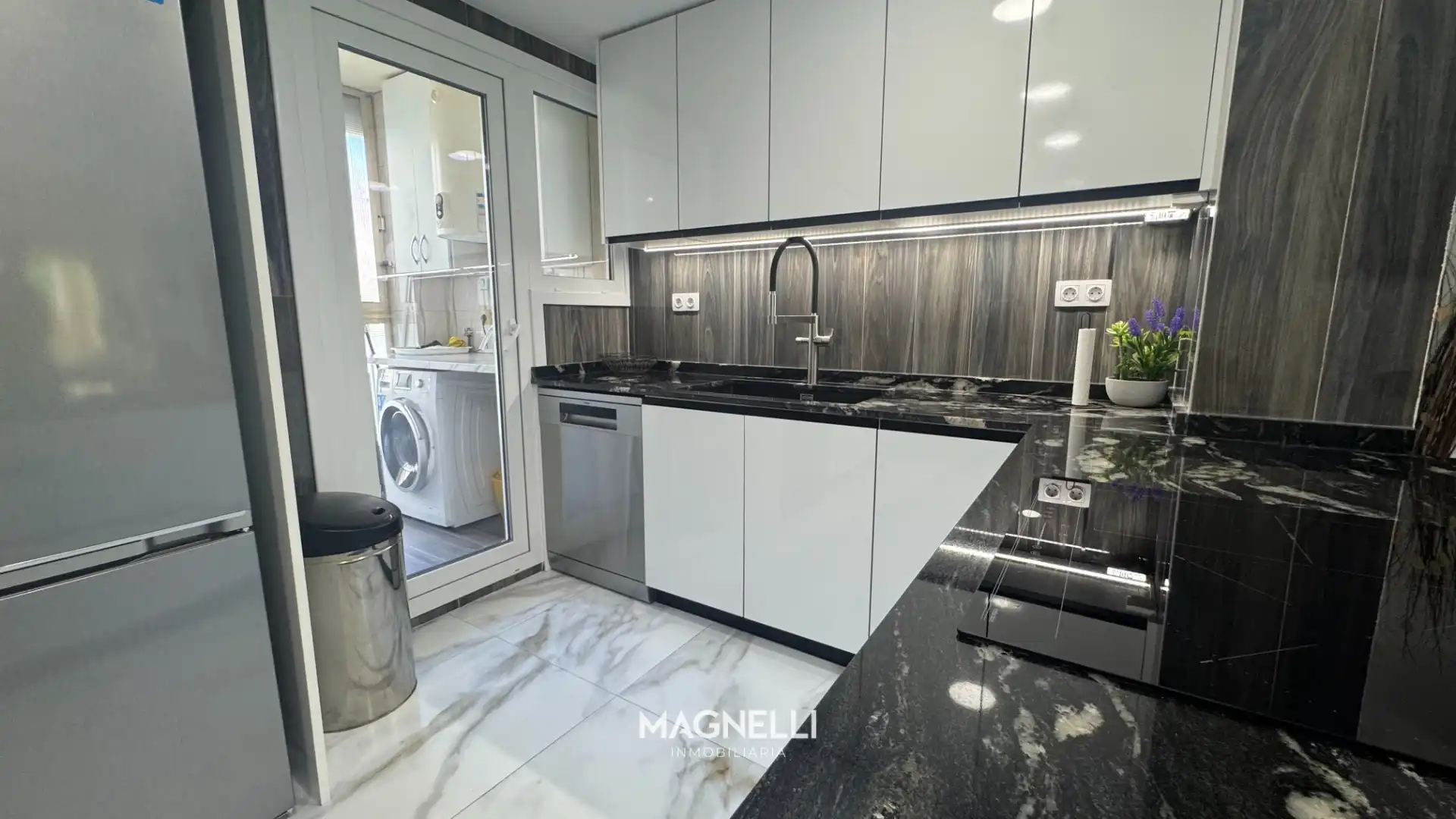 Cocina de Piso en venta en Elda con Amueblado