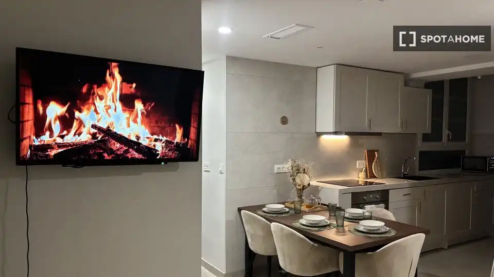 Comedor de Piso de alquiler en Cartagena con Aire acondicionado, Calefacción y Amueblado