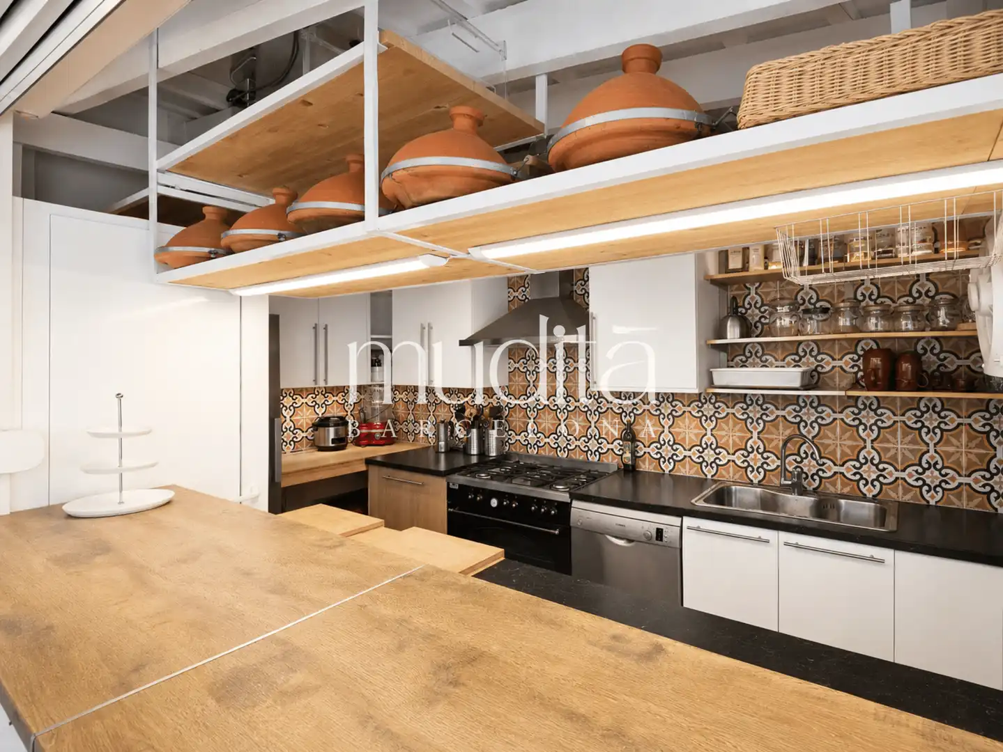Cocina de Casa o chalet en venta en Roda de Berà con Calefacción, Jardín privado y Terraza